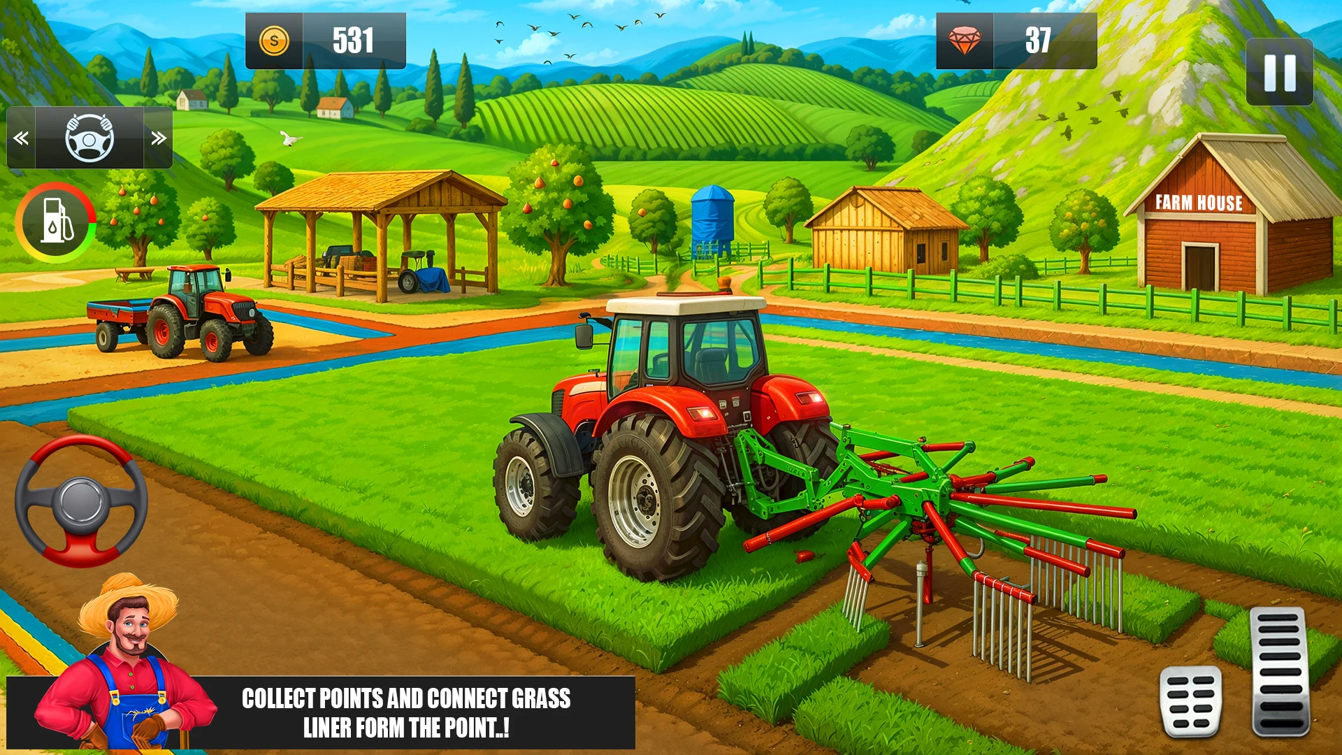 Real Tractor Driving Game screenshot