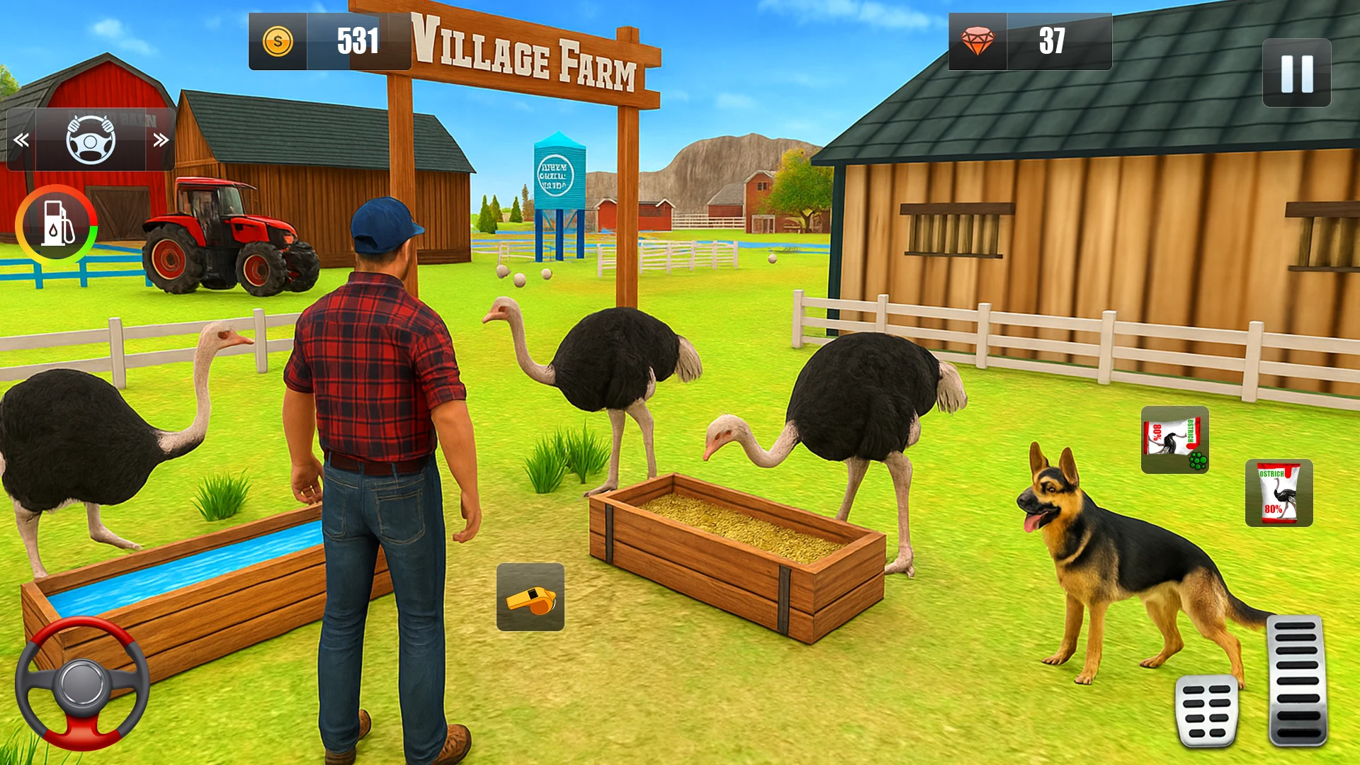 Real Tractor Driving Game screenshot